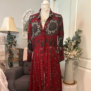 Ararat Silent Journey Paisley Dress w/ POCKETS!!!!
